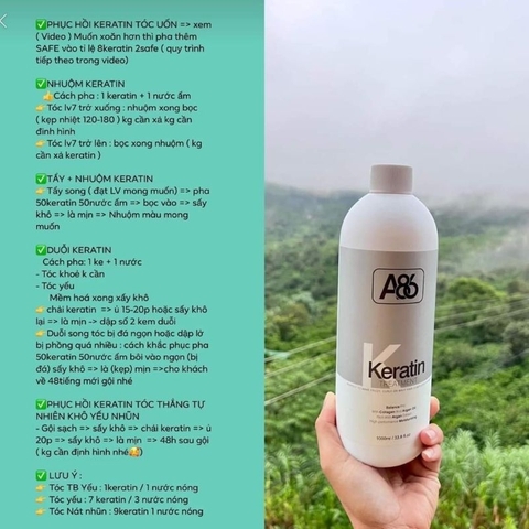 KERATIN PHỤC HỒI TÓC A86