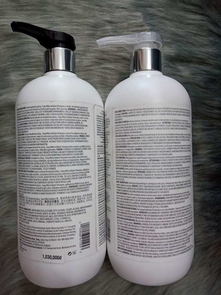 CẶP DẦU GỘI DẦU XẢ CHĂM SÓC TÓC MÀU MYCONFIDANT 1000ML*2 3 CẶP DẦU GỘI DẦU XẢ CHĂM SÓC TÓC MÀU MYCONFIDANT 1000ML*2 - Ảnh 3