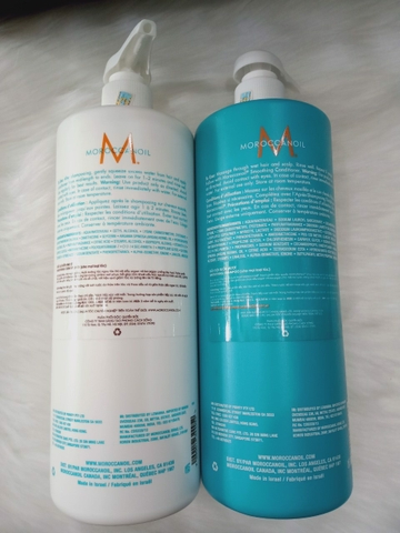 CẶP GỘI XẢ SUÔN MƯỢT MOROCCANOIL SMOOTH 1000ML*2