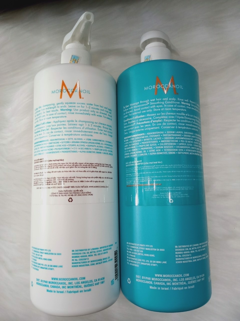 CẶP GỘI XẢ SUÔN MƯỢT MOROCCANOIL SMOOTH 1000ML*2 3 CẶP GỘI XẢ SUÔN MƯỢT MOROCCANOIL SMOOTH 1000ML*2 - Ảnh 3