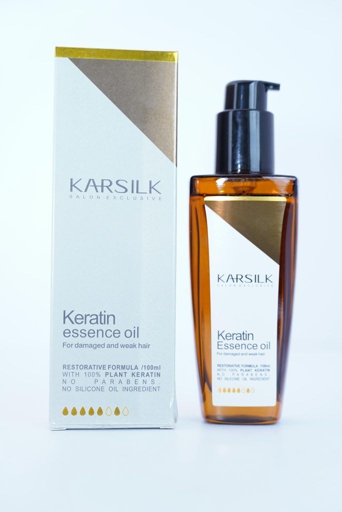 Tinh dầu dưỡng tóc Keratin Karsilk dung tích 100ml 3 Tinh dầu dưỡng tóc Keratin Karsilk dung tích 100ml - Ảnh 3