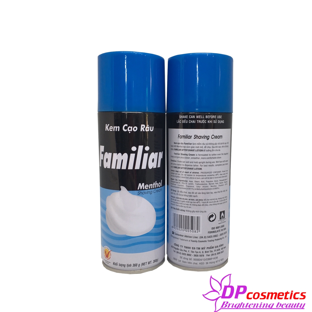 Bọt cạo râu Familiar 275g 4 Bọt cạo râu Familiar 275g - Ảnh 4