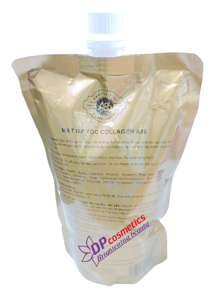 Kem hấp ủ tóc collagen tươi A86 Dung tích 500ml 3 Kem hấp ủ tóc collagen tươi A86 Dung tích 500ml - Ảnh 3
