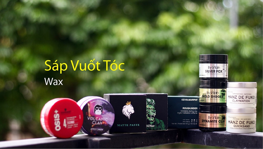TOP WAX TÓC - Phân biệt các loại Wax vuốt tóc nam tốt phổ biến nhất