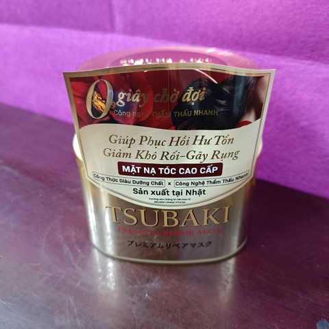 HẤP DẦU PHỤC HỒI TÓC HƯ TỔN TSUBAKI 180ML