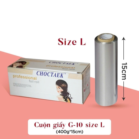 Cuộn giấy bạc nhuộm tóc G10 kích thước 15cm